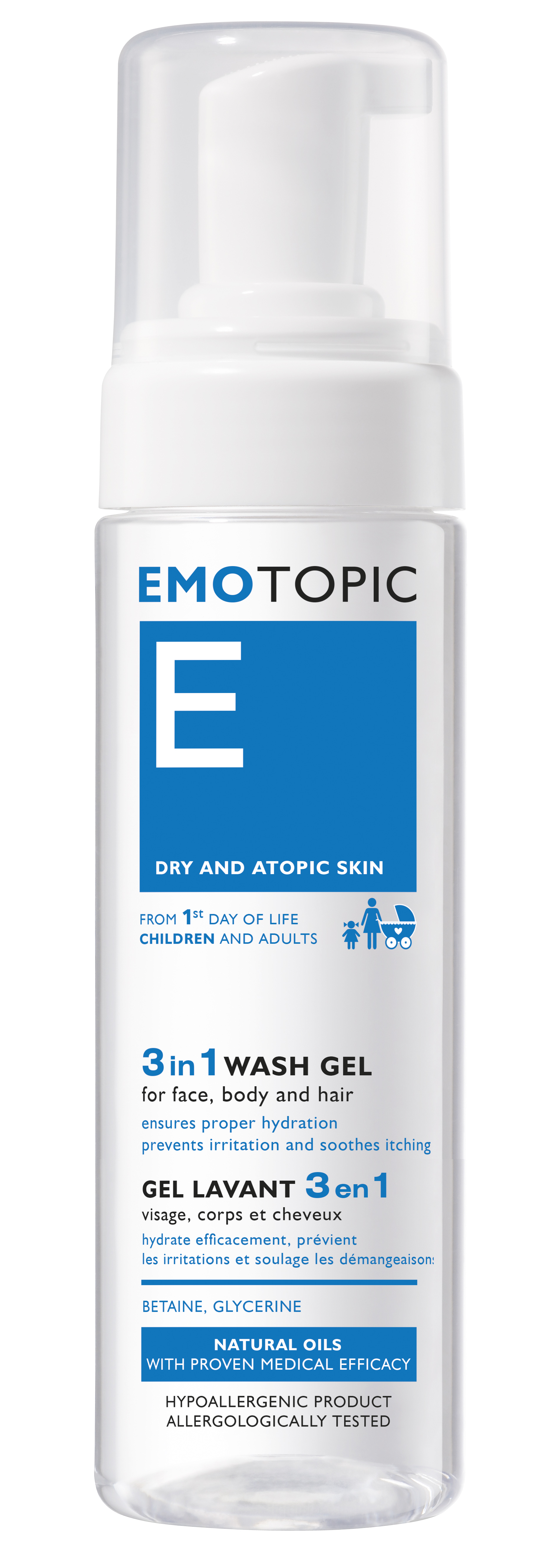 Emotopic 3in1 sampon - gel - spuma